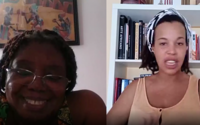 Conversatorio con Remei Sipi por el día de la mujer africana,sobre literatura de mujeres africanas, literatura guineana…